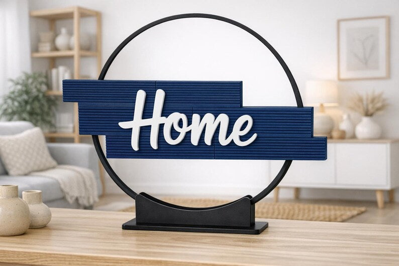 Home Wooden Table Decor Sign