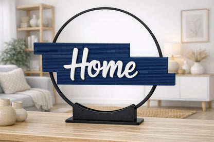 Home Wooden Table Decor Sign