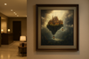 "Floating Castle - Dreamscape Fantasy Wall Art"