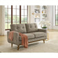 Modern 2-Seater Fabric Sofa – Beige