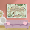 "Heritage Peacock Garden - Luxury Wall Art"